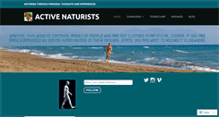 Desktop Screenshot of activenaturists.net
